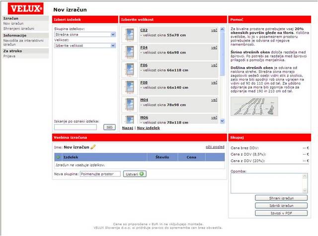 Izberite velikost strešnih oken Izberite velikost strešnih oken